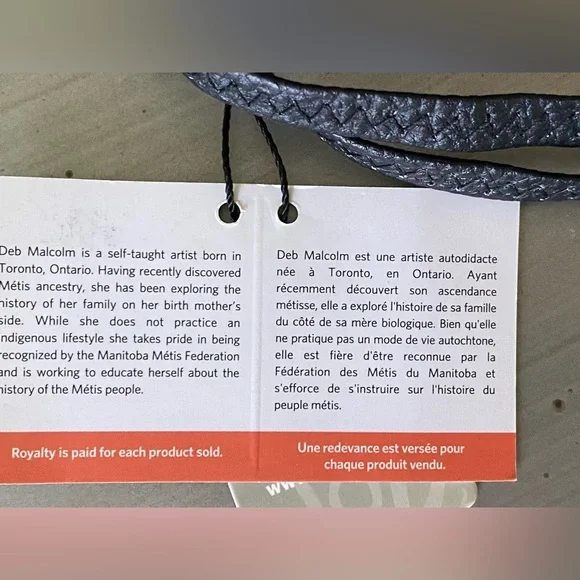 Canadian artist crossbody/wristlet bag - Picture 5 of 7